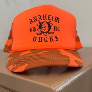 Camo Orange Duck Trucker Hat by Violent Gentlemen